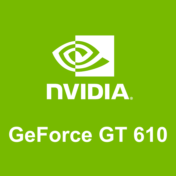 NVIDIA GeForce GT 610 logotipo