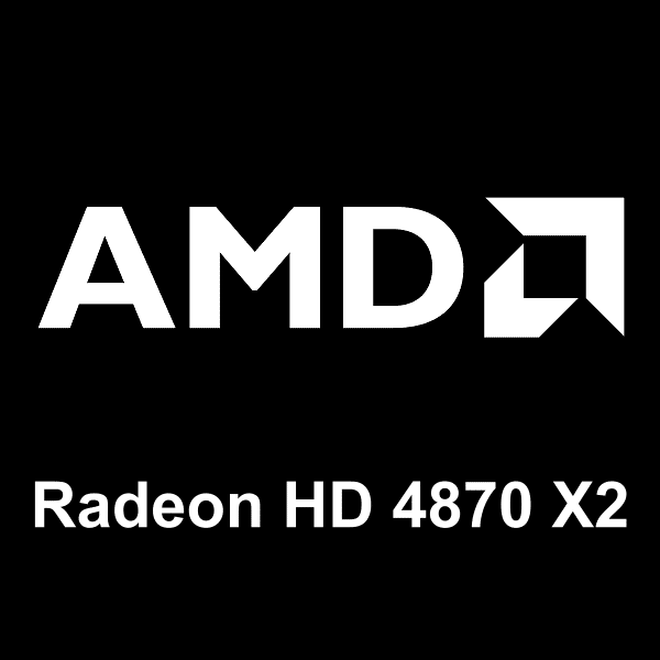 logo AMD Radeon HD 4870 X2