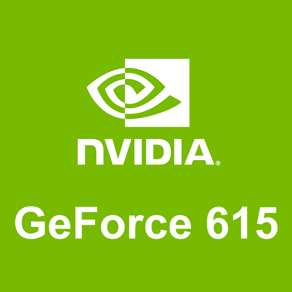 NVIDIA GeForce 615 logotipo
