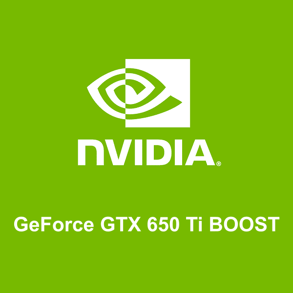 logo NVIDIA GeForce GTX 650 Ti BOOST