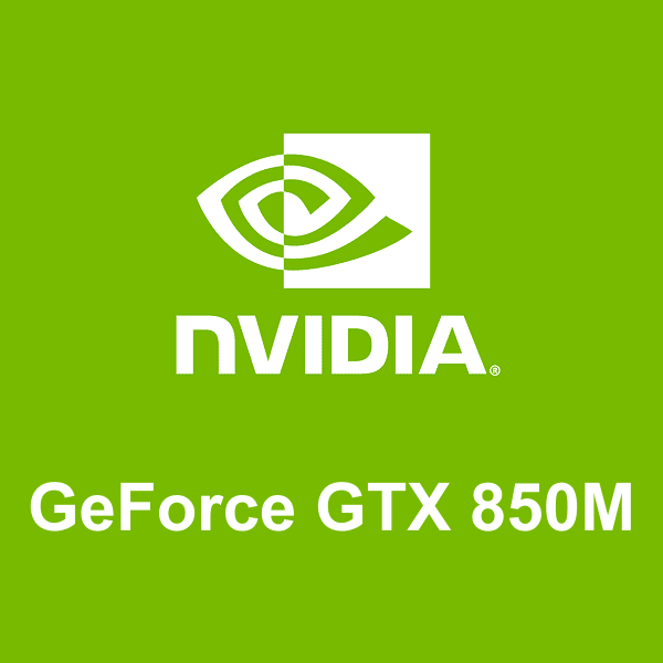 logo NVIDIA GeForce GTX 850M