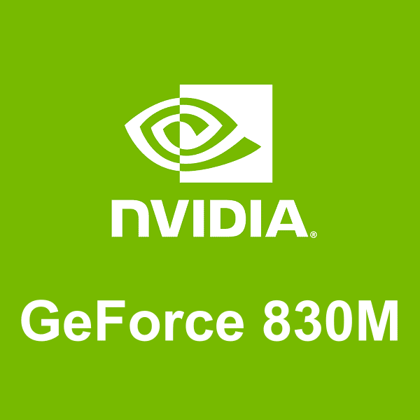 NVIDIA GeForce 830Mロゴ