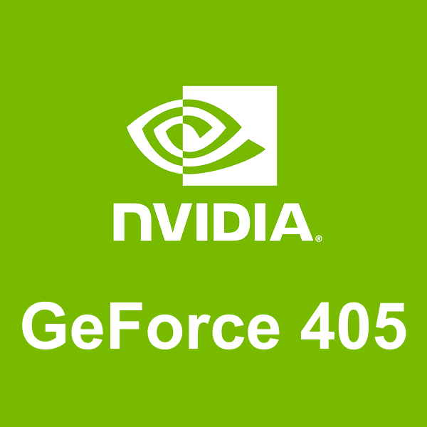 Логотип NVIDIA GeForce 405