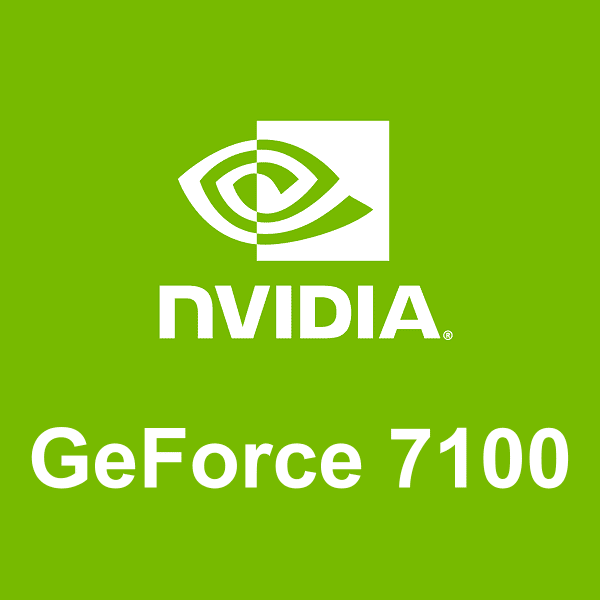 logo NVIDIA GeForce 7100