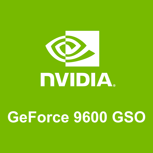 logo NVIDIA GeForce 9600 GSO