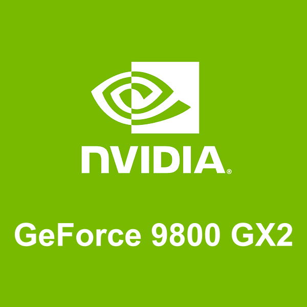 NVIDIA GeForce 9800 GX2 logosu
