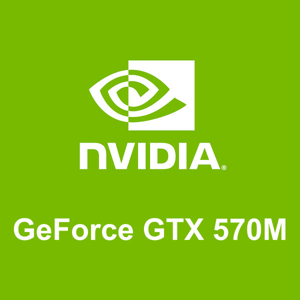 NVIDIA GeForce GTX 570M logotipo