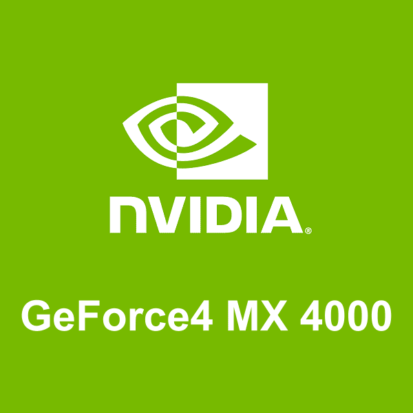 NVIDIA GeForce4 MX 4000 logosu