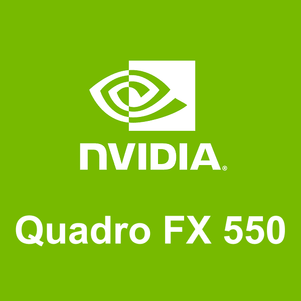 logo NVIDIA Quadro FX 550