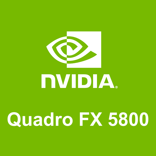 NVIDIA Quadro FX 5800 logosu