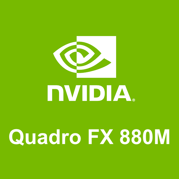NVIDIA Quadro FX 880Mロゴ