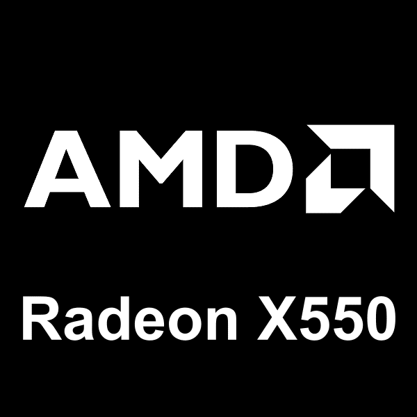 AMD Radeon X550 logó