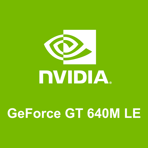NVIDIA GeForce GT 640M LE logotipo