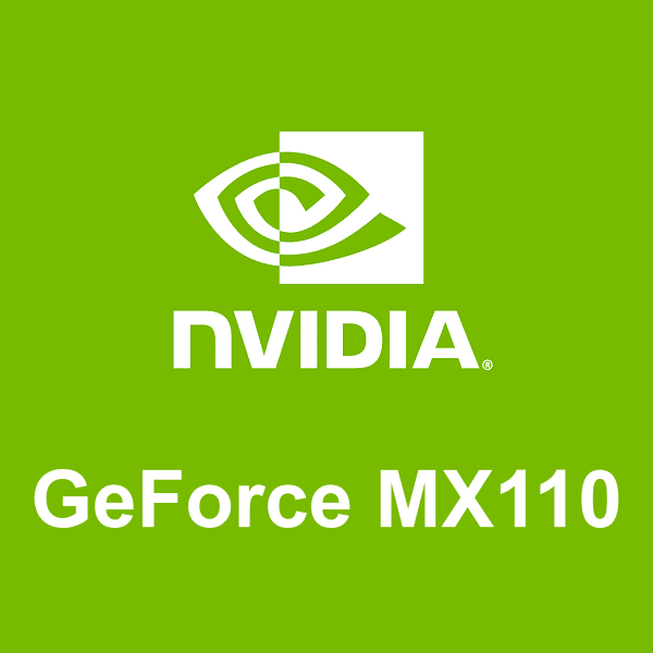 logo NVIDIA GeForce MX110
