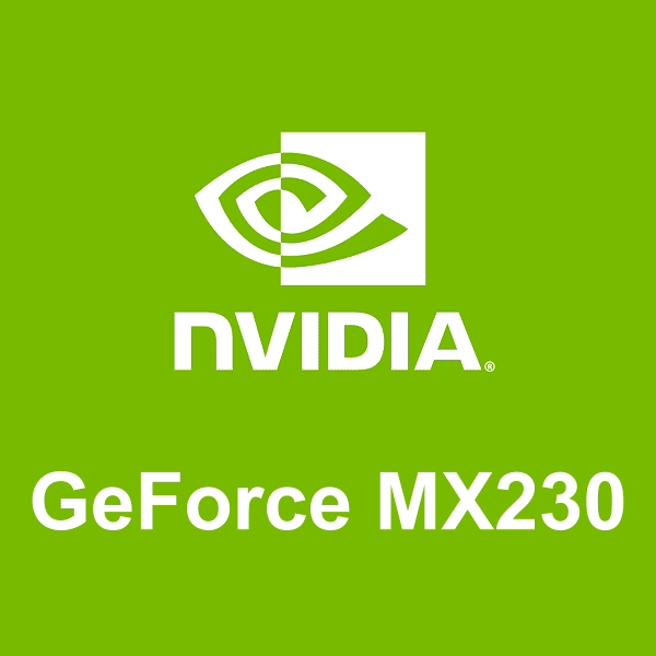 logo NVIDIA GeForce MX230