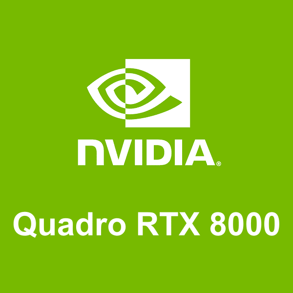 Biểu trưng NVIDIA Quadro RTX 8000