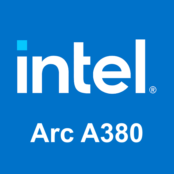 Intel Arc A380 logotip