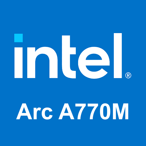 Intel Arc A770M logotip
