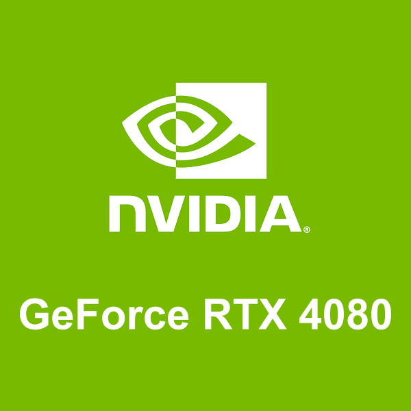 NVIDIA GeForce RTX 4080 logotipo