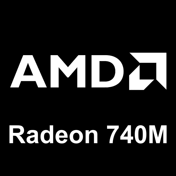 Biểu trưng AMD Radeon 740M