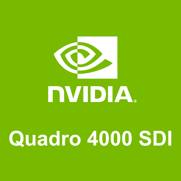 NVIDIA Quadro 4000 SDI logotipo