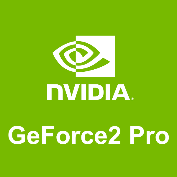 logo NVIDIA GeForce2 Pro